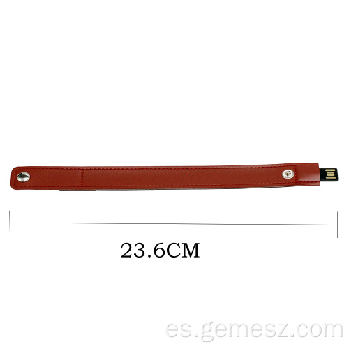 Pulsera de cuero Unidad flash USB Unidad de memoria de muñeca